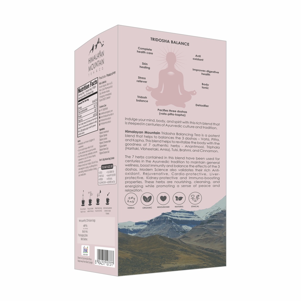 Himalayan Mountain Tridosha Balance Tea Bag 20N