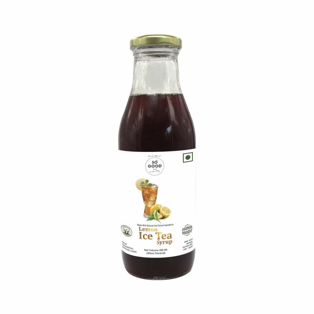 SO GOOD Natural Lemon Ice Tea Syrup 500ml