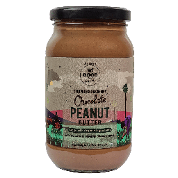 SO GOOD Natural Creamy Chocolate Peanut Butter 375gm