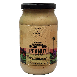 SO GOOD Natural Unsweetened Peanut Butter 375gm