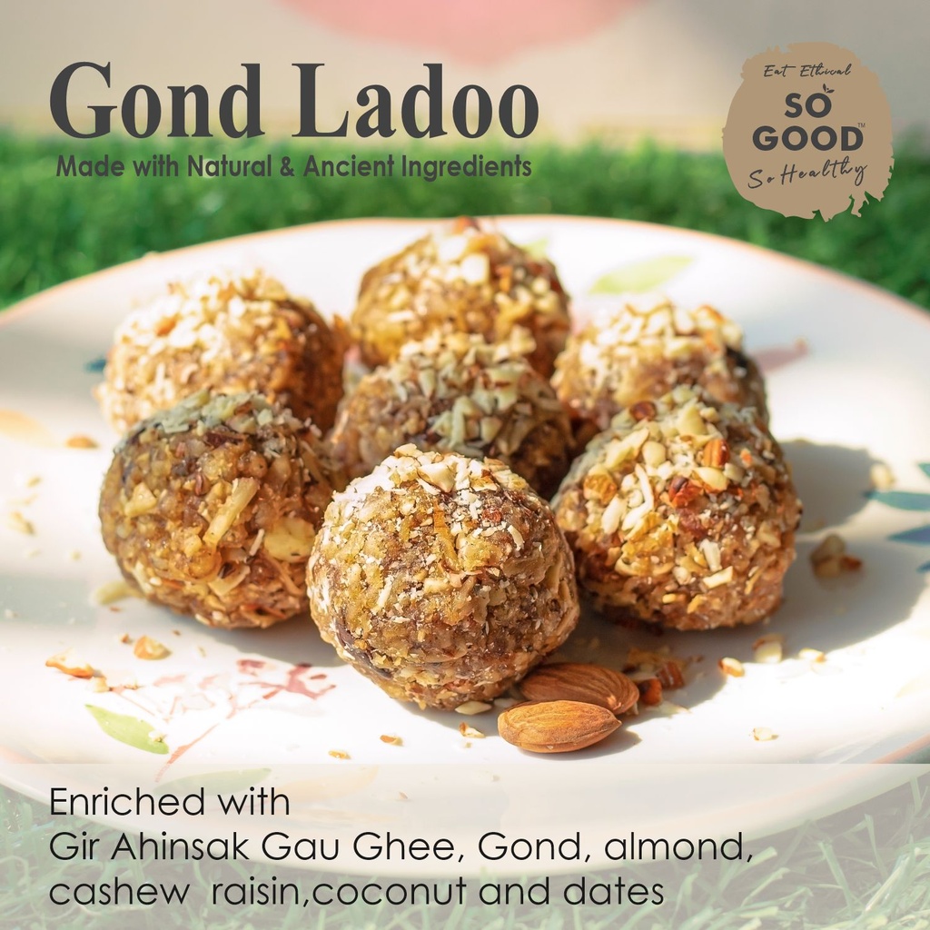 SO GOOD Natural Gond Dry Fruit Ladoo 500gm