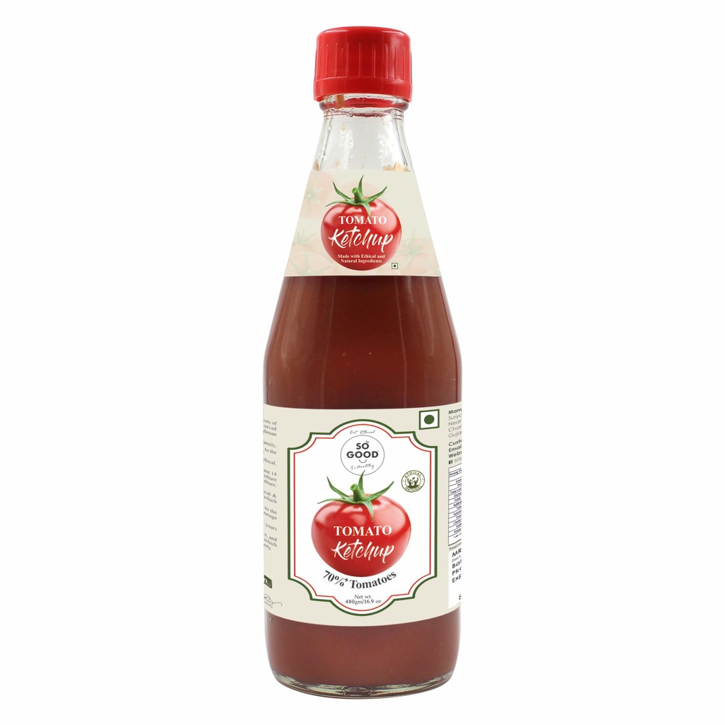 SO GOOD Natural Tomato Ketchup 480gm