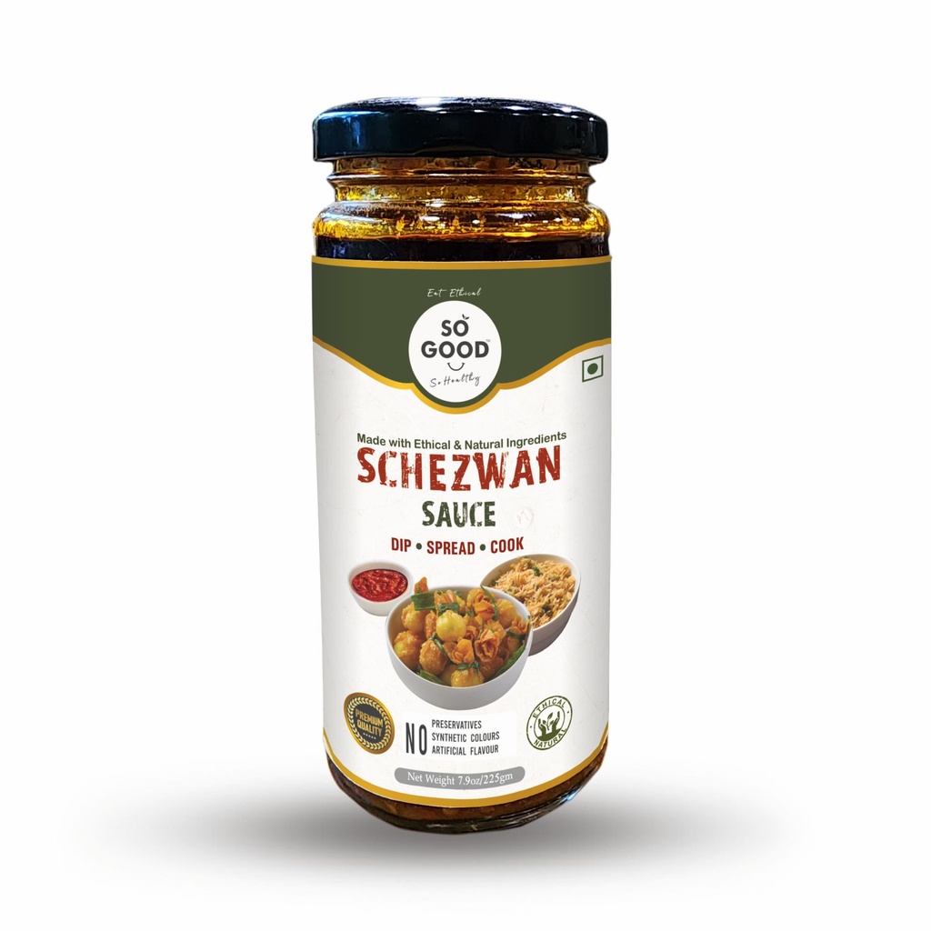 SO GOOD Natural Schezwan Sauce 225gm
