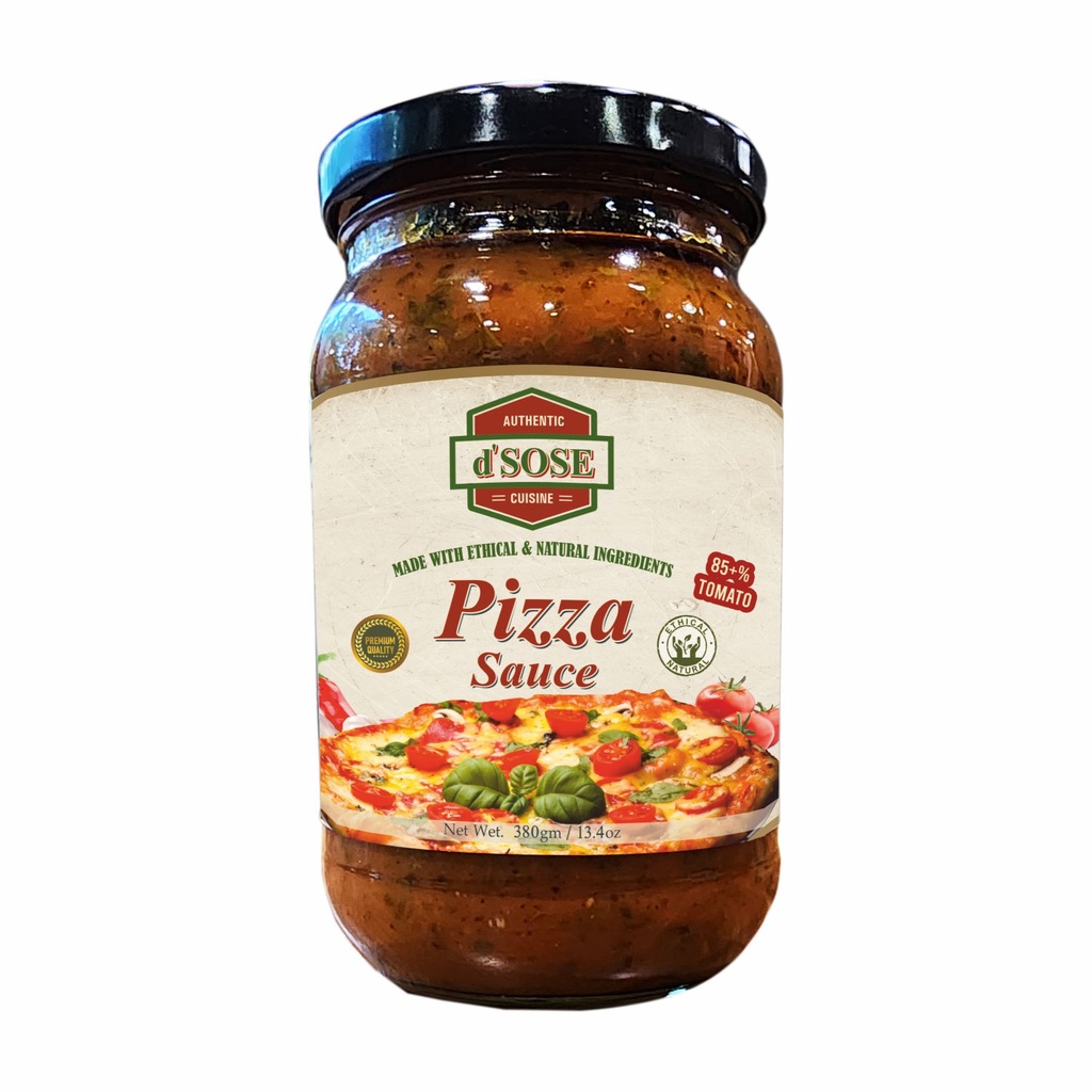 d'SOSE Natural Pizza Sauce 380gm
