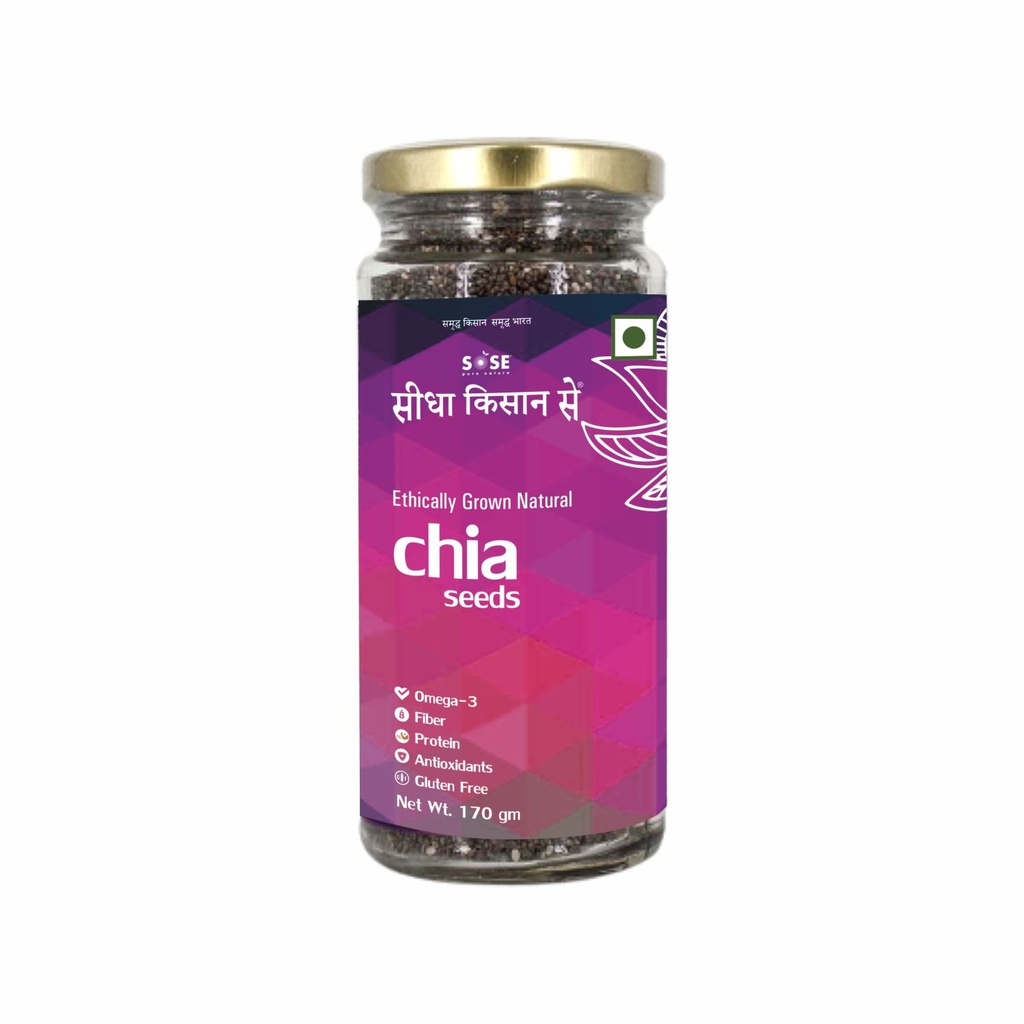 Sidha Kisan Se Natural Chia Seeds 170gm