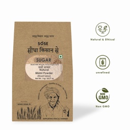 Sidha Kisan Se Natural Mishri Powder (Khadi Sakar) 1kg