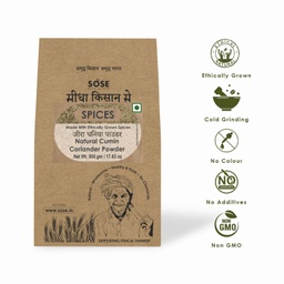 Sidha Kisan Se Organic Cumin Coriander Powder (Jira - Dhaniya) 500gm