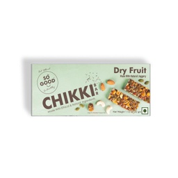 SO GOOD Dry fruit Chikki Bar 32gm
